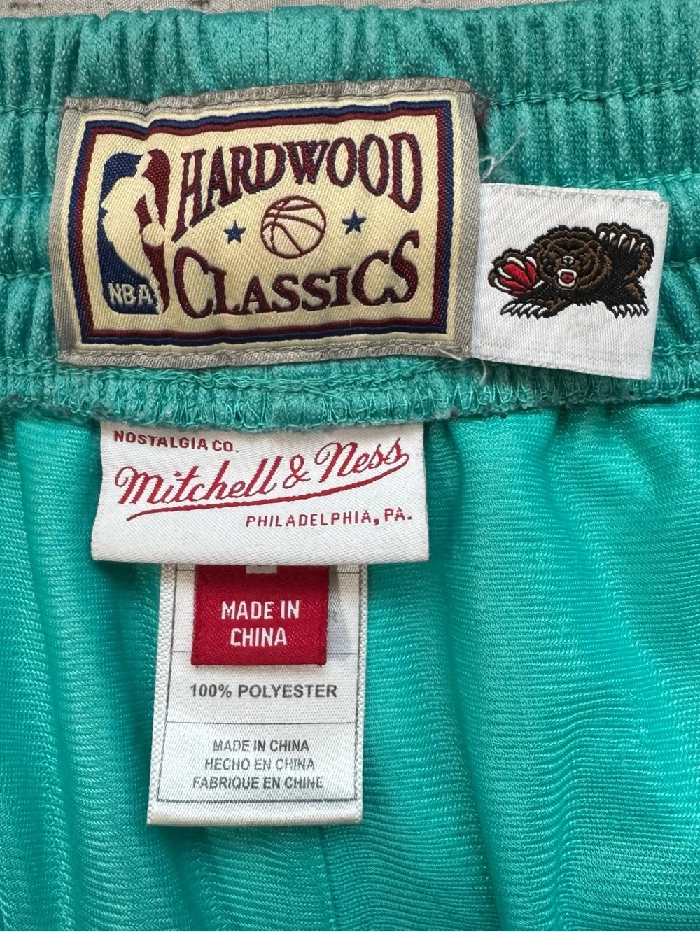 Mitchell & Ness Vancouver Grizzlies Big Face Hardwood Classics SWINGMAN Shorts L